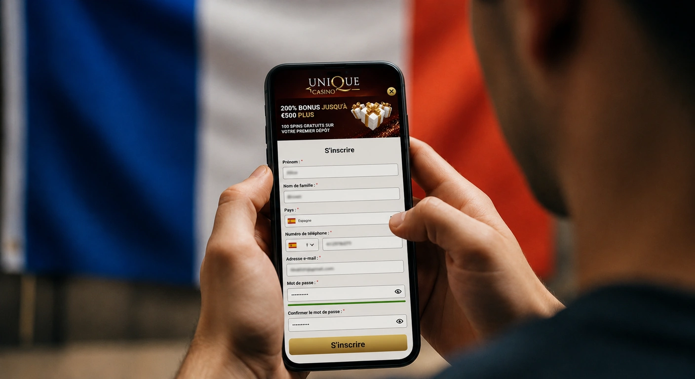 Unique Casino mobile application