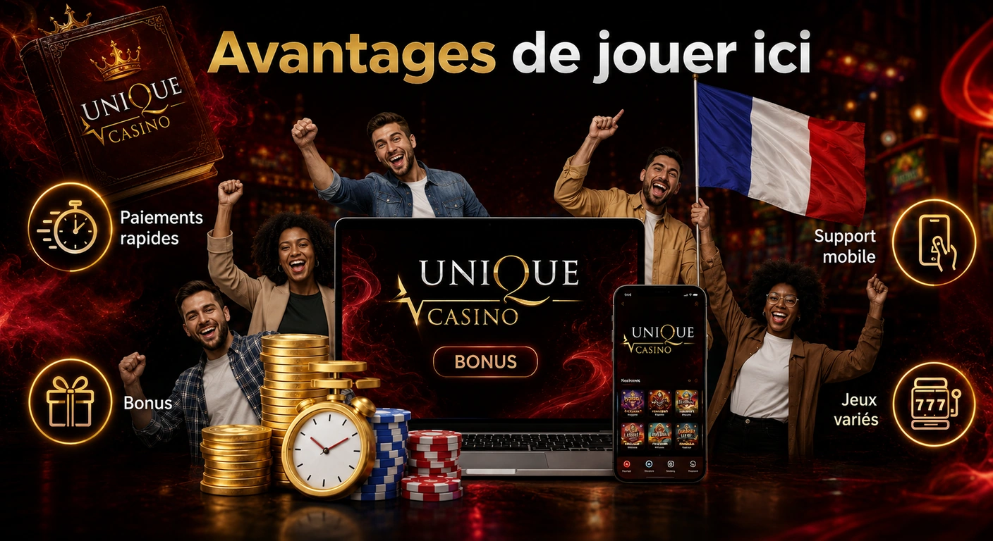 Unique Casino avantages